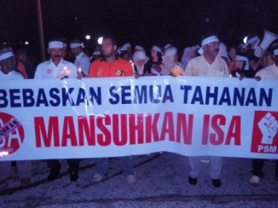 Anti-ISA vigil in Kamunting in June last year